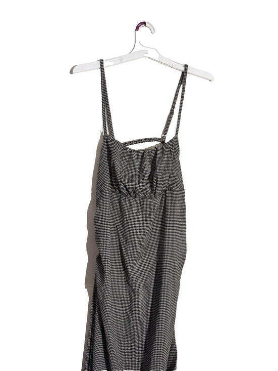 wild fable Dresses & Skirts - Wild Fable Women's Sleeveless Knit Maxi Empire Waist Dress XXL Gray Check NWT
